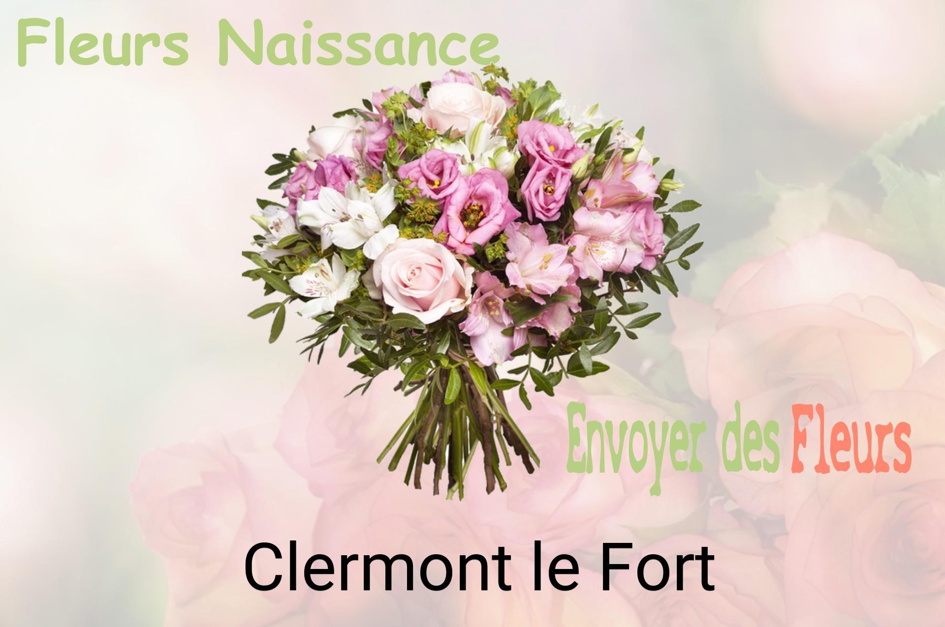 Bouquet de fleurs de naissance livré à Clermont-le-Fort